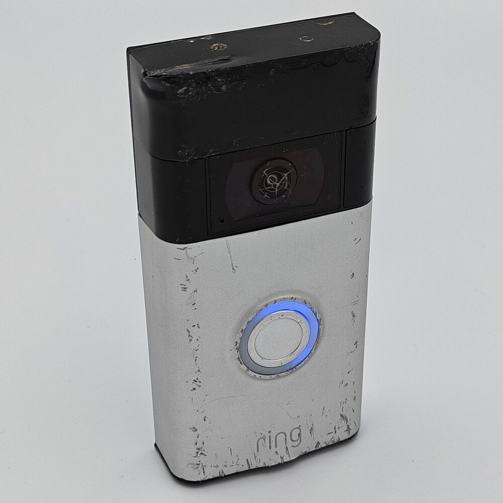 Ring Video Doorbell 2nd Gen Wireless 5UM5E5 w/ Rechargeable Battery (For Parts)